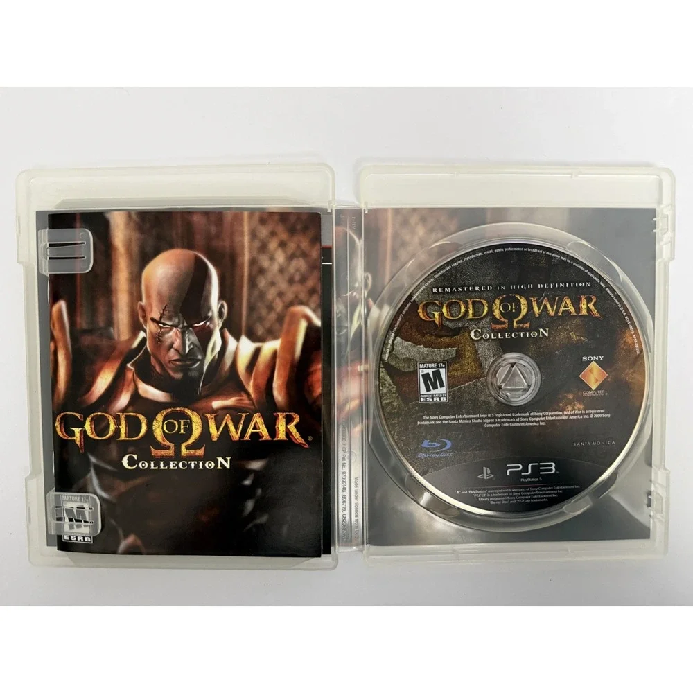 God of War Collection - Sony PS3 - CIB - Complete HD Remaster Tested‎ Working